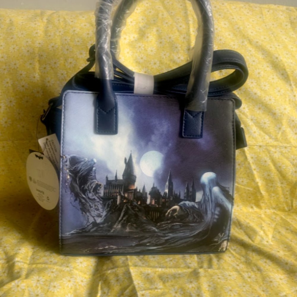 LOUNGEFLY HARRY POTTER DEMENTORS MINI SATCHEL HAND BAG NWD